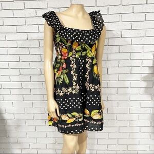 Farm Rio Women’s Cocoa Paradise Ruffle Dress